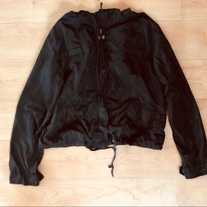 Black Windbreaker